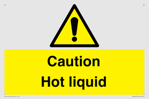Caution Hot liquid